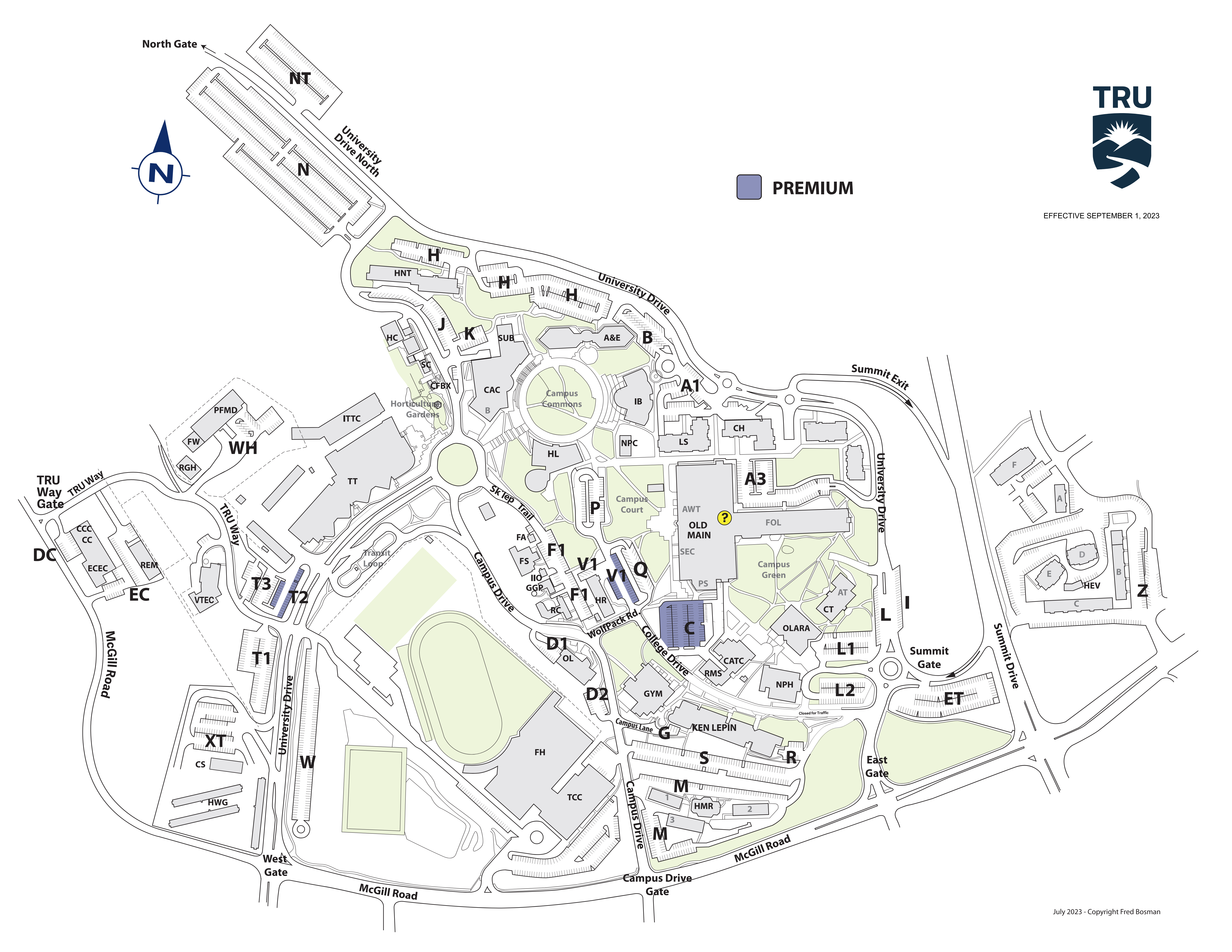 Parking Permits: Thompson Rivers University 